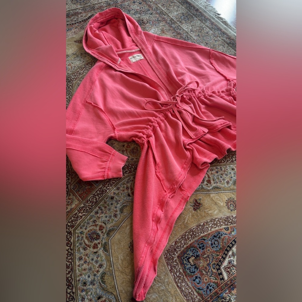 We The Free Pink cardigan Hoodie🩷NWOT 🩷 - Picture 4 of 7